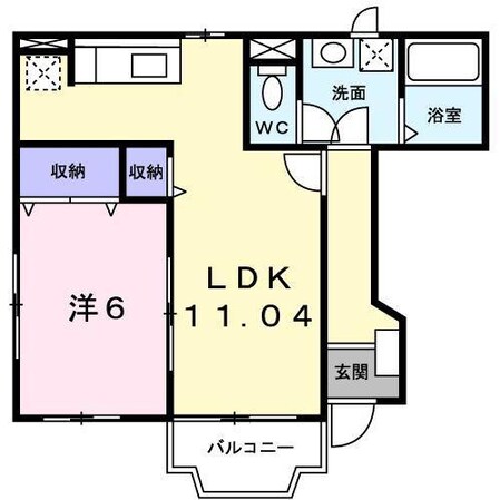 タウン日吉壱番館の物件間取画像